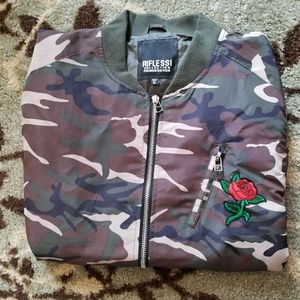 army fatigue bomber jacket